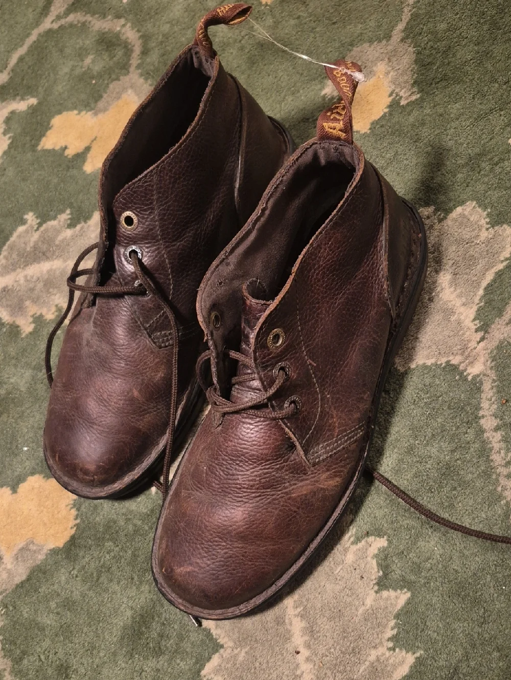 Dr. Martens Brown Leather Chukka Boots